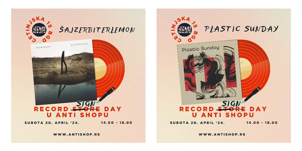 Škofja Loka, Šajzerbiterlemon, Proto Tip & Plastic Sunday Will Be Signing Their Records On Record Store Day